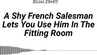 use the shy french salesman