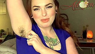 My gf’s growing out her armpit hair, so wild! 😅