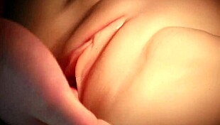 Finger Her Big Shaved Pussy Close Up