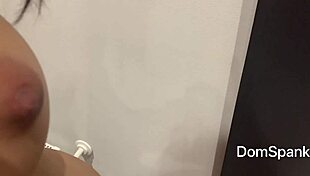 big ass latina girlfriend bends over for pussy and anal fuck with friend