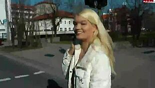 german blonde teen slut naked in public