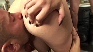 marika ferrero's tight ass gets fingered and creampied in anal scene