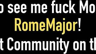 Gorgeous ebony babe in stockings gets pounded by big black cock rome major and his bro