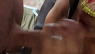 my latina neighbor gave me an amazing blowjob in this homemade group scene.