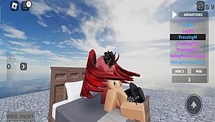 fucking that whore in roblox with a condom, you know?