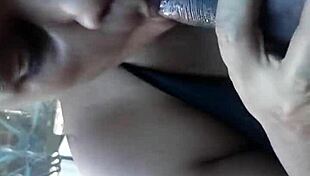 Brazilian brunette prostitute performs intense blowjob in Salvador