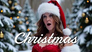 granny carmen claus santas favorite love toy gets fucked to a creampie