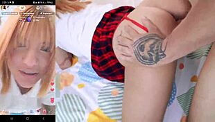 venezuelan blonde college girl lets her boyfriend fuck her live on tik tok 😍