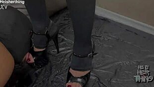 Mistress Pisses And Makes Slave Lick!