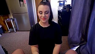 Gorgeous POV GF Sucks with Passionate Eye Contact Until Swallow