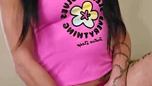 Emy Angel Loves Showing Off Her Petite Body In Various Poses And Angles