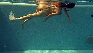 irina russaka, hot russian teen, looks stunning underwater in solo action