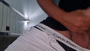 I got a crazy cumshot with huge cock n open ass.