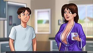 summertime saga 1 unfolds with cute curvy characters in 3d outfits, exploring adventures and interactions