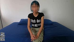 just legal young girl arrives to try something new 😊