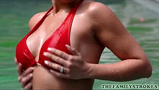 big ass latina milf stepmom lets stepson fuck her after catching him jerking off