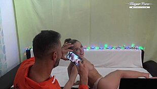 stepfather as escaped prisoner fucks cute brunette in deepthroat part 3