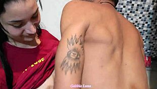 Young Gabbie Luna Enjoys Double Fun With Friends