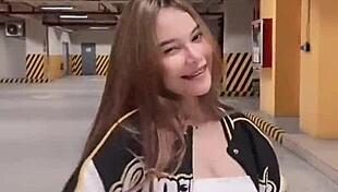 big tits boobs girl gets stroked and sucked in titstoker scene with hardcore action