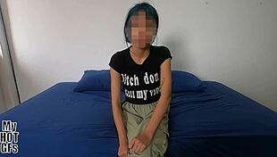 just legal young girl arrives to try something new 😊