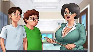 summertime saga 1 unfolds with cute curvy characters in 3d outfits, exploring adventures and interactions