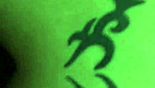 colombian crossdresser in doggystyle pose on sofa