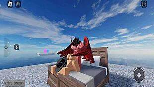 fucking that whore in roblox with a condom, you know?