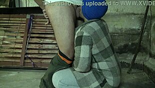 French whore's anal in abandoned building