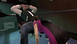 GTA 4 - Luis Gets a Steamy Blow Job from Asian Babe Kay Hartman at the Night Club. They Heat Up the Dance Floor!
