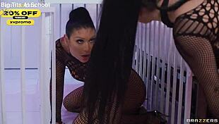 angela white and queenie sateen in uncaged threeway 😍