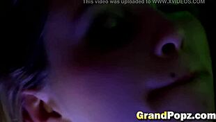 hey, check out this blonde teen 18+ reverse cowgirl riding an old stud