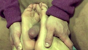 babesalicious takes an amazing blonde foot journey with cum fetish