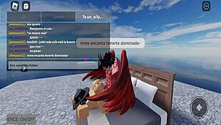 fucking that whore in roblox with a condom, you know?
