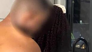 Ebony Maid Shakes Ass While Cleaning House