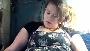 masturbation in a dress with toys