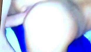 in this tribute to jumjum68, the skinny masked girl gets her ass covered in cum