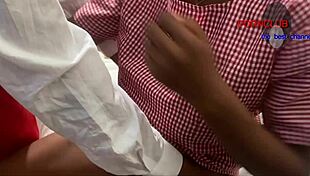 amateur african students scream during wild sex