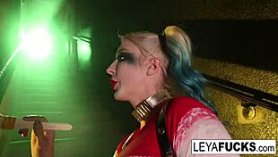 Leya Falcon passionately fucks Jayden Cole in lesbian scene.