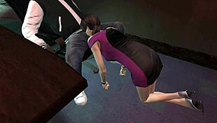 GTA 4 - Luis Gets a Steamy Blow Job from Asian Babe Kay Hartman at the Night Club. They Heat Up the Dance Floor!