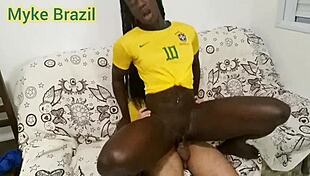 Fernanda Chocolate Visits Myke Brazil For World Cup Fun