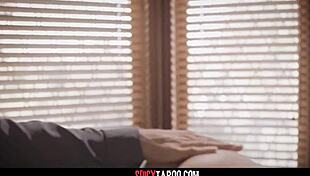 Pervy professor anal his teen student on office desk!