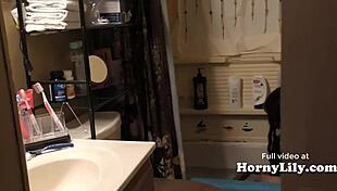 Horny Lily Gives Indian Jerk Off Instructions In Bathroom