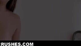 Petite Teen Stepdaughter Seduces Stepdad Without Panties Pov