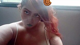 i’m obsessed with ginger paris masturbating sexy with chocolates in lingerie