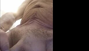 old man, shaved and horny, what's he up to?