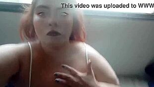 ginger paris masturbates wildly with chocolates inserted in her big ass while in sexy lingerie!