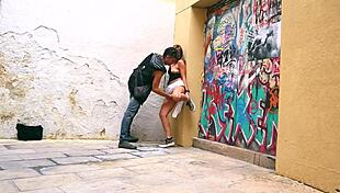 I had wild public sex with a blonde on Barcelona streets