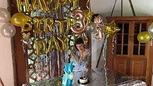 Yo, best birthday ever with a real cock stuffing me full of cream!