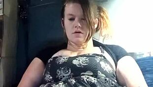 masturbation in a dress with toys