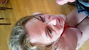 European milf acts as submissive slave in homemade video